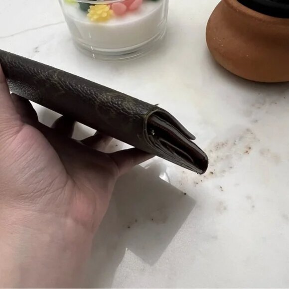 Vintage Louis Vuitton Pochette Passport Trifold Wallet Organizer Case LARGE - Picture 7 of 16